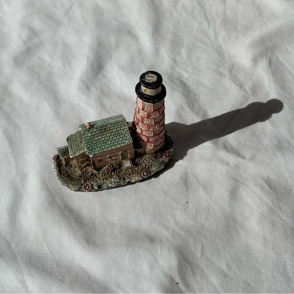 [SOLD] Vintage Christmas Village Lighthouse Ornament - Picture 3 of 4
